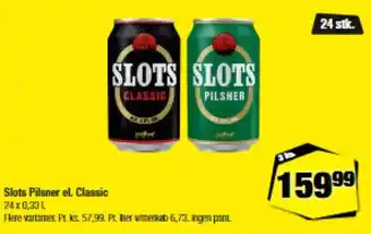 SLOTS Pilsner el. classic