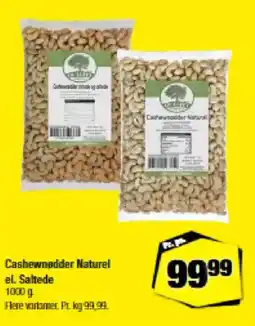 Calle Cashewnødder naturel el. saltede tilbud
