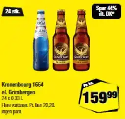 Calle Kronenbourg 1664 el. grimbergen tilbud