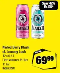 Calle NAILED Berry blush el. lemony lush tilbud