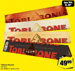 Calle TOBLERONE King size tilbud