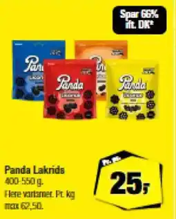 Calle PANDA Lakrids tilbud