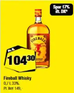 Calle FIREBALL Whisky tilbud