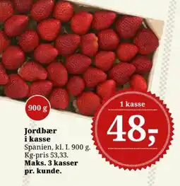 Dagli'Brugsen Jordbær i kasse tilbud