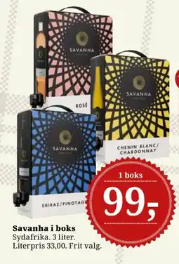 Dagli'Brugsen Savanha i boks tilbud