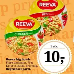 Dagli'Brugsen REEVA Big bowls tilbud