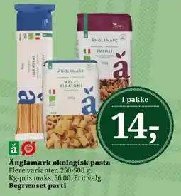 Dagli'Brugsen ÄNGLAMARK Økologisk pasta tilbud