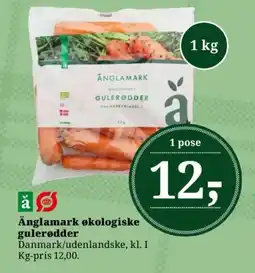 Dagli'Brugsen ÄNGLAMARK Økologiske gulerødder tilbud