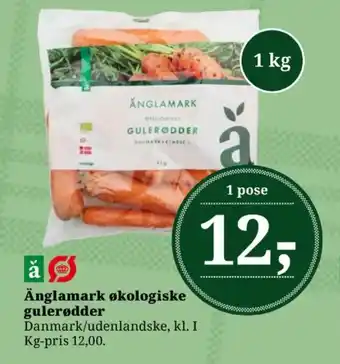Dagli'Brugsen ÄNGLAMARK Økologiske gulerødder tilbud