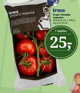 Dagli'Brugsen IRMA Vitendo tomater tilbud