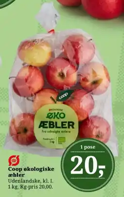 Dagli'Brugsen COOP Økologiske æbler tilbud