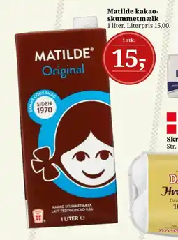 Dagli'Brugsen MATILDE Kakao- skummetmælk tilbud
