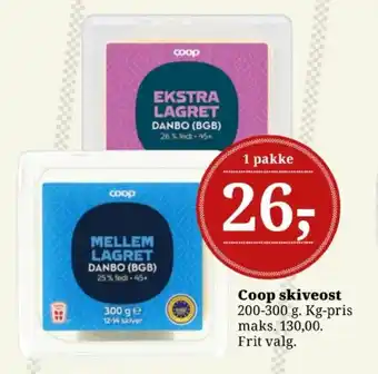 Dagli'Brugsen COOP Skiveost tilbud