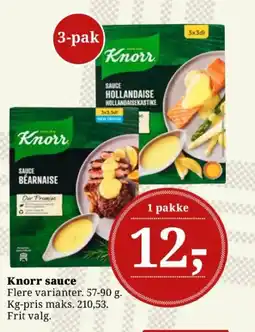 Dagli'Brugsen KNORR Sauce tilbud