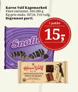 Dagli'Brugsen Karen volf kagemarked tilbud