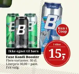 Dagli'Brugsen FAXE KONDI Booster tilbud