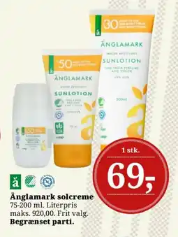 Dagli'Brugsen ÅNGLAMARK Solcreme tilbud
