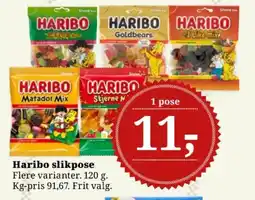 Dagli'Brugsen HARIBO Slikpose tilbud
