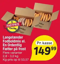 Fakta Tyskland LANGELÆNDER Fodboldmix el. en ordentlig fætter på frost tilbud