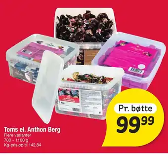 Fakta Tyskland Toms el. anthon berg tilbud