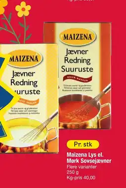 Fakta Tyskland MAIZENA Lys el. mørk sovsejævner tilbud