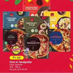 Fakta Tyskland Pizza el. færdigretter tilbud