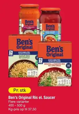 Fakta Tyskland Ben's original ris el. saucer tilbud