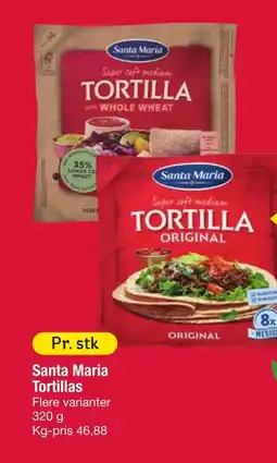 Fakta Tyskland SANTA MARIA Tortillas tilbud