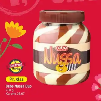 Fakta Tyskland CEBE Nussa duo tilbud