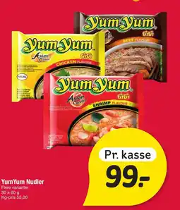 Fakta Tyskland YUM YUM Nudler tilbud