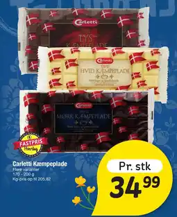 Fakta Tyskland CARLETTI Kæmpeplade tilbud