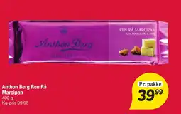 Fakta Tyskland ANTHON BERG Ren rå marcipan tilbud