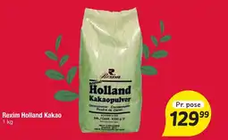 Fakta Tyskland REXIM Holland kakao tilbud