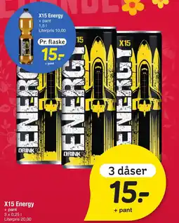 Fakta Tyskland X15 Energy tilbud