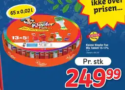 Fakta Tyskland KLEINER KLOPFER Fun mix tablett 15-17% tilbud