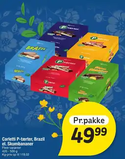 Fakta Tyskland Carletti p-tærter, brazil el. skumbananer tilbud