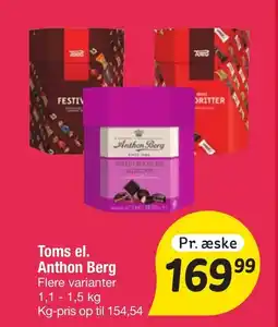 Fakta Tyskland Toms el. anthon berg tilbud