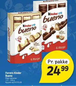 Fakta Tyskland Ferrero kinder bueno tilbud