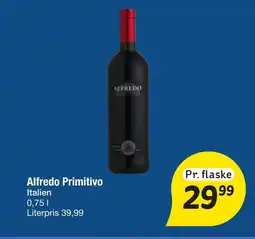 Fakta Tyskland ALFREDO Primitivo tilbud
