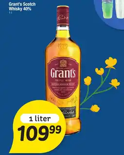 Fakta Tyskland GRANT'S Scotch whisky 40% tilbud