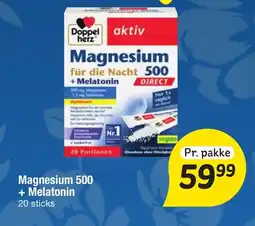 Fakta Tyskland Magnesium 500 + melatonin tilbud