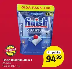 Fakta Tyskland FINISH Quantum all in 1 tilbud