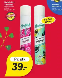 Fakta Tyskland BATISTE Dry shampoo tilbud