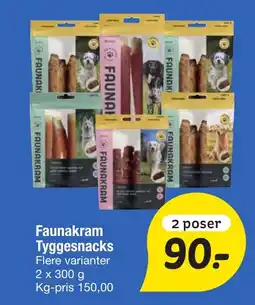 Fakta Tyskland Faunakram tyggesnacks tilbud