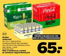 Netto Øl eller sodavand tilbud