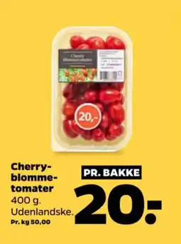 Netto Cherry- blomme- tomater tilbud