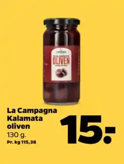 Netto La campagna kalamata oliven tilbud