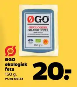 Netto ØGO Økologisk feta tilbud