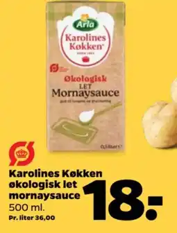 Netto KAROLINES KØKKEN Økologisk let mornaysauce tilbud