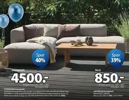 JYSK STORHOGNA loungesofa tilbud